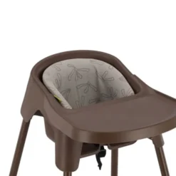 Stoohl Kinderstoel incl. Zitverkleiner + Eetblad + Tuigje - Chocolate