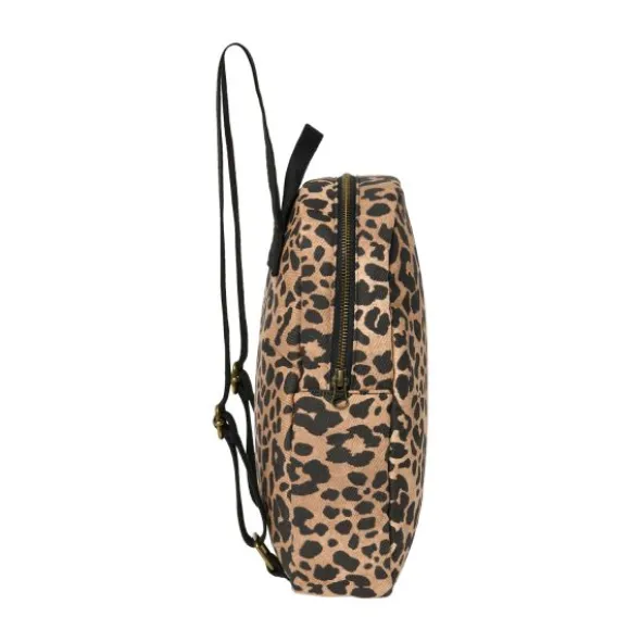 Studio Noos Mini Rugzak - Brown Soft Cotton Leopard