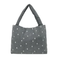 Studio Noos Mom Bag - Denim Grey Hearts