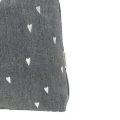 Studio Noos Mom Bag - Denim Grey Hearts