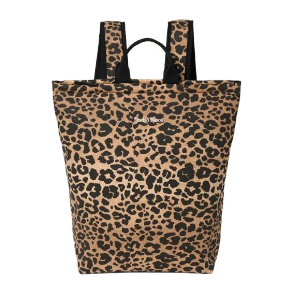 Studio Noos Rugzak - Brown Soft Cotton Leopard
