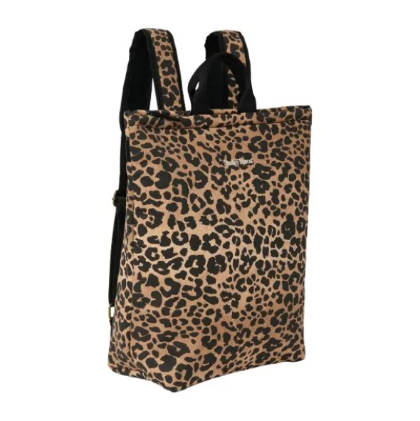 Studio Noos Rugzak - Brown Soft Cotton Leopard