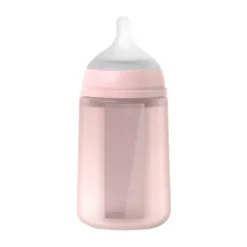 Suavinex Colour Essence Fles - Medium Flow - 240ml - Silicone - Roze