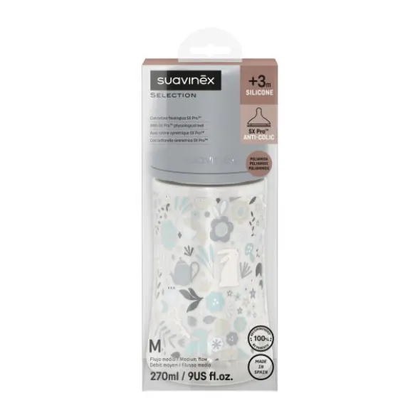 Suavinex SX Pro Flesspenen Symmetrisch - Slow Flow - 2 Stuks - Silicone