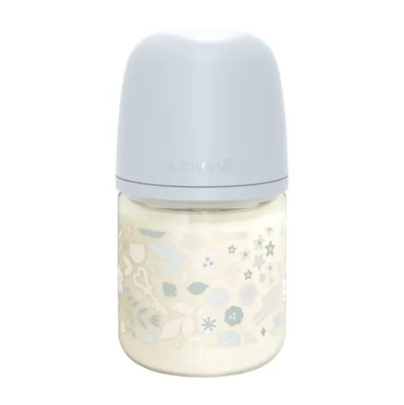 Suavinex Wonderland SX Pro Fles Glas - Slow Flow - 120ml - Blauw