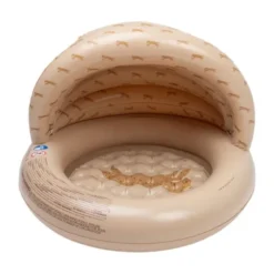 Swim Essentials Kinderzwembad - Roamer Canopy - Ø100 cm - Beige Luipaard