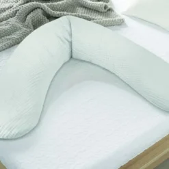 Theraline - Voedingskussen Met Hoes - Muslin - Light Grey