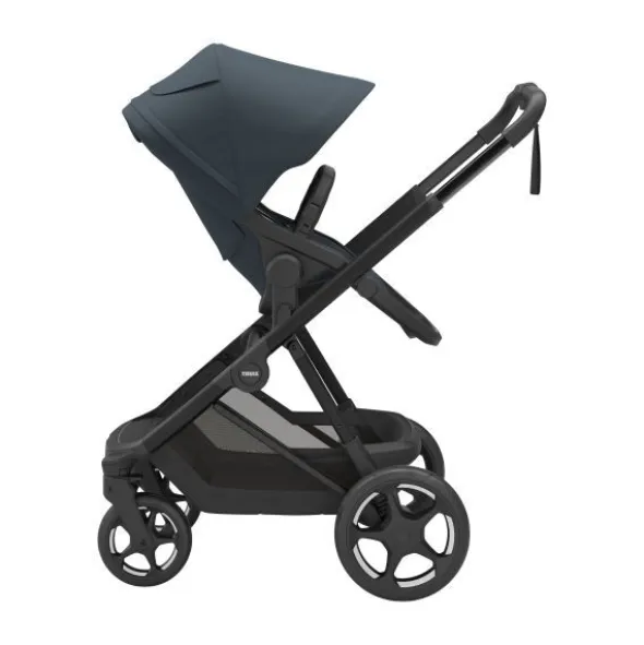 Thule Charm 2-in-1 Kinderwagen - Darkest Blue | Thule Maple Autostoeltje | Autostoel Adapterset