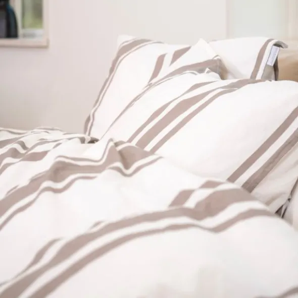 Town & Country Kinsley Dekbedovertrek - 140 x 220 cm - Taupe