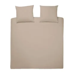 Town & Country Lugano Wafel Dekbedovertrek Zand 200 x 220 cm
