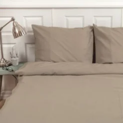 Town & Country Lugano Wafel Dekbedovertrek Zand 200 x 220 cm