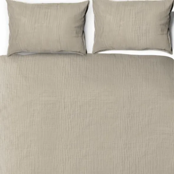 Town & Country Mousseline Dekbedovertrek - 200 x 220 cm - Zand