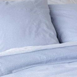 Town & Country Newport Dekbedovertrek - 200 x 220 cm - Stripe - Blue
