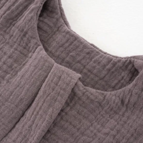 Träumeland Zomerslaapzak Liebmich - Cotton Muslin - Cocoa Plum - 80 cm