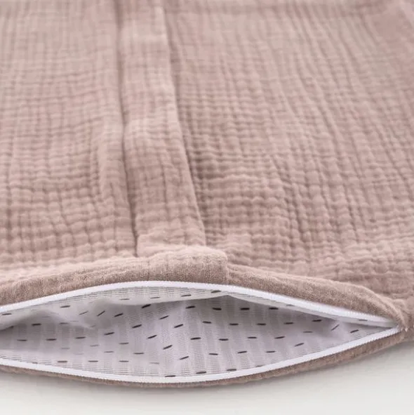 Träumeland Zomerslaapzak Liebmich - Cotton Muslin - Chestnut 60 cm