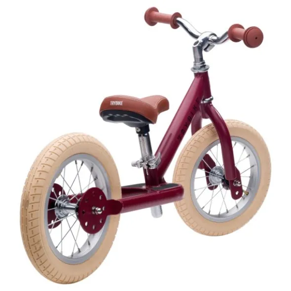 Trybike Steel Vintage Loopfiets - Red Matt