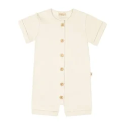 UAUA Onesie Met Knopen Crema 0-1 Mnd