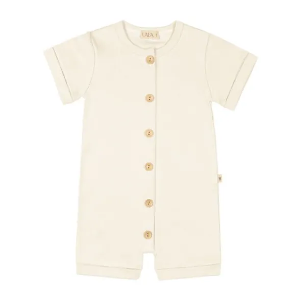 UAUA Onesie Met Knopen Crema 0-1 Mnd