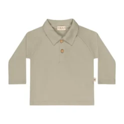 UAUA Polo T-Shirt Lange Mouwen - 3-6 Mnd - Oceano