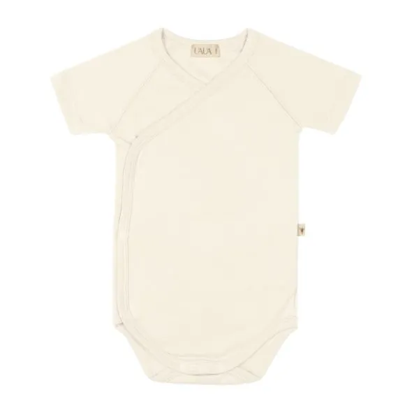 UAUA Romper Korte Mouwen Crema 0-1 mnd