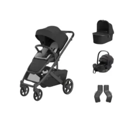 UPPAbaby Cruz V3 Kinderwagen Jake + UPPAbaby Cruz Autostoel Adapters + Baby-Safe Pro Autostoel - Pitch Black