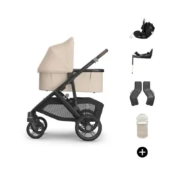 UPPAbaby VISTA V3 Kinderwagen Bundel - Liam | Dubatti by Römer Babysafe Pro Autostoeltje | Dubatti by Römer Vario Base 5Z