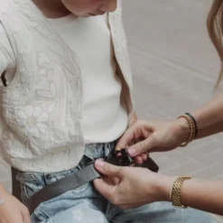 Urban Iki Junior Achterzitje - Suzume Grey/Bincho Black - Met Montagekader