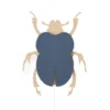Van Tjalle en Jasper Beetle Muurlamp - Naturel / Blue
