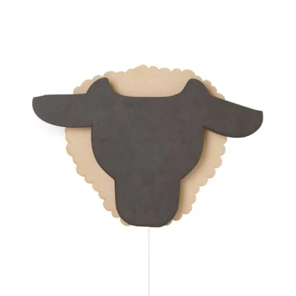 Van Tjalle en Jasper Schaap Muurlamp - Naturel / Black