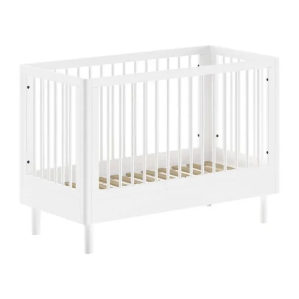 Vipack Babybed - Forrest Beuk - 60 x 120 cm - Wit