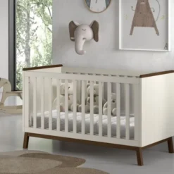 Vipack Babybed - Sezane - 70 x 140 cm - Clay Walnoot