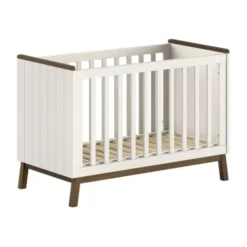 Vipack Babybed - Sezane - 60 x 120 cm - Clay Walnoot