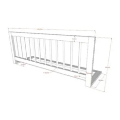 Vipack Bedbeveiliging - Jaxx Forrest - Wit