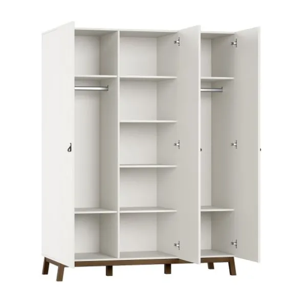 Vipack 3-Deurskast - Sezane - Clay/Walnut
