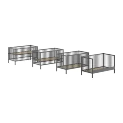 Vipack Dino Babybed - 70 x 140 cm - Antraciet