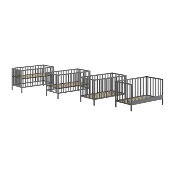 Vipack Dino Babybed - 70 x 140 cm - Antraciet