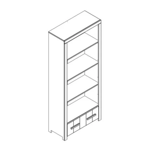 Vipack Erik Boekenkast Wit