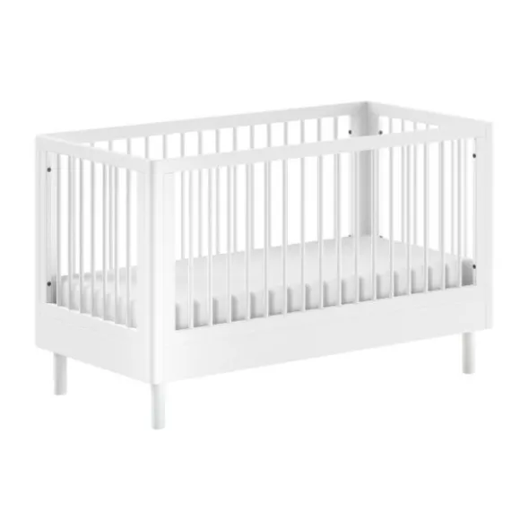 Vipack Forrest Babybed Met Ombouw - 70 x 140 cm - Beuk Wit