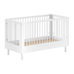 Vipack Forrest Babybed Met Ombouw - 70 x 140 cm - Beuk Wit