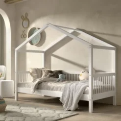 Vipack Forrest Huisbed - 90 x 200 cm - Beuk Wit
