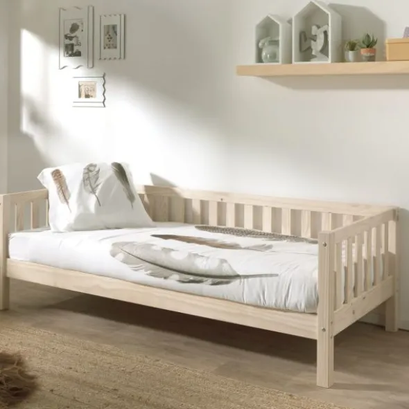 Vipack Kajuitbed - Fritz - 90 x 200 cm - Milky Pine