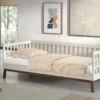 Vipack Kajuitbed - Sezane - 90 x 200 cm - Clay / Walnut