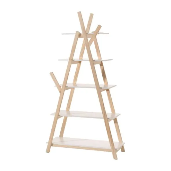 Vipack Kiddy Boekenkast Wit / Naturel