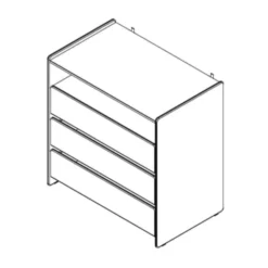 Vipack Kiddy Commode Wit