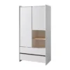 Vipack Kiddy Kledingkast Wit 2-Deurs