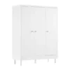 Vipack Kleerkast 3-Deurs - Forrest Beuk - Wit