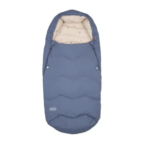 Voksi Voetenzak - Explorer - Stone Blue Clover