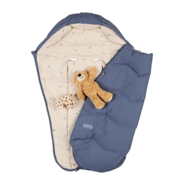 Voksi Voetenzak - Explorer - Stone Blue Clover