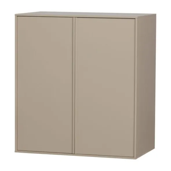 VT Wonen Daily Kast 2-Deurs - 110 x 100 cm - Dakargrau