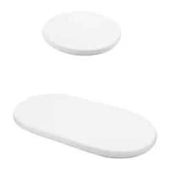 Waldin Hoeslakenset Ovaal - 7-in-1 Ledikant - Wit